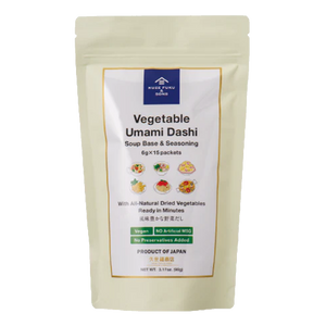 
                  
                    Vegetable Umami Dashi Soup Base & Seasoning 6g × 15 packets
                  
                