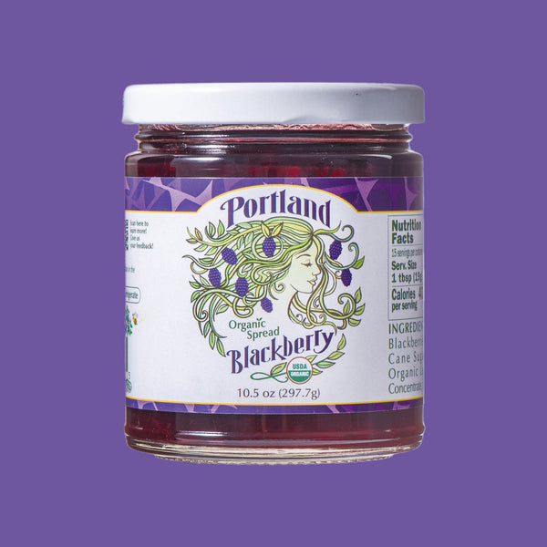 Portlandia Organic Spread- Blackberry 10.5 oz (297.7g)