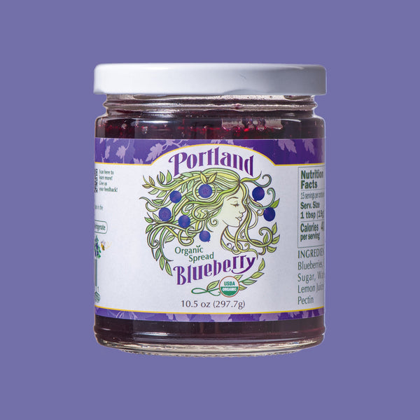 Portlandia Organic Spread-Blueberry 10.5 oz (297.7g)