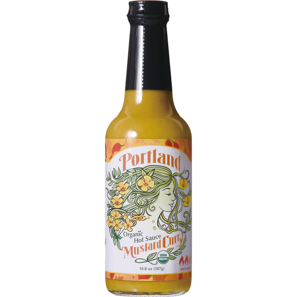 Portlandia Organic Hot Sauce Mustard Curry 10.8 oz (307g)