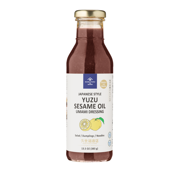 Kuze Fuku & Sons Japanese Style Yuzu Sesame Oil Umami Dressing 13.5 oz (383g)