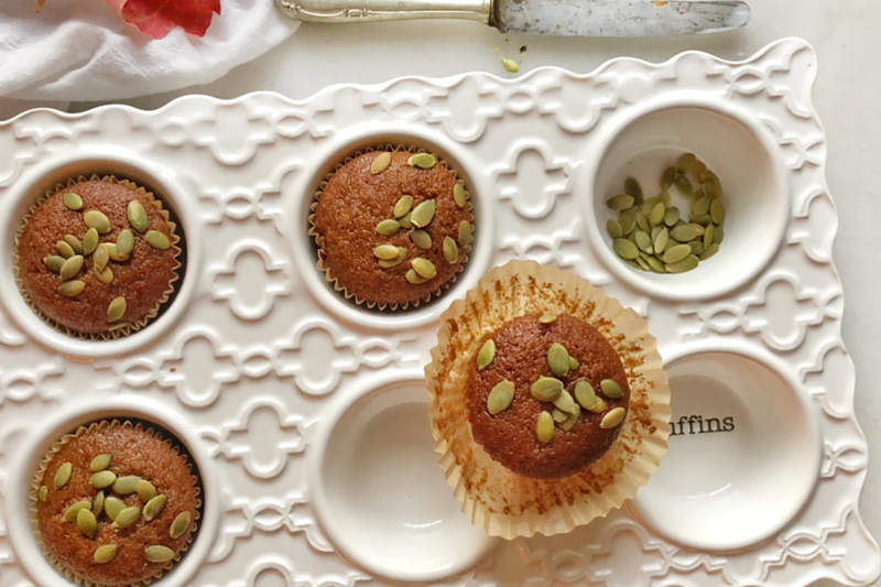 Apricot Orange Pumpkin Muffins