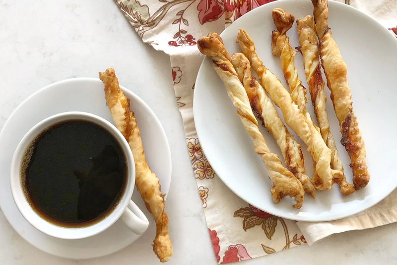 Puff Pastry Jam Sticks