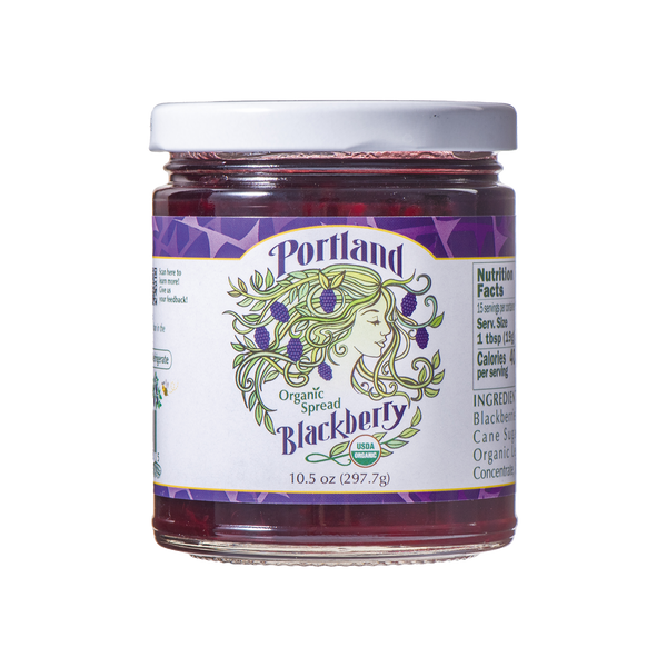 Portlandia Organic Spread- Blackberry 10.5 oz (297.7g)
