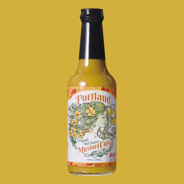 Portlandia Organic Hot Sauce Mustard Curry 10.8 oz (307g)