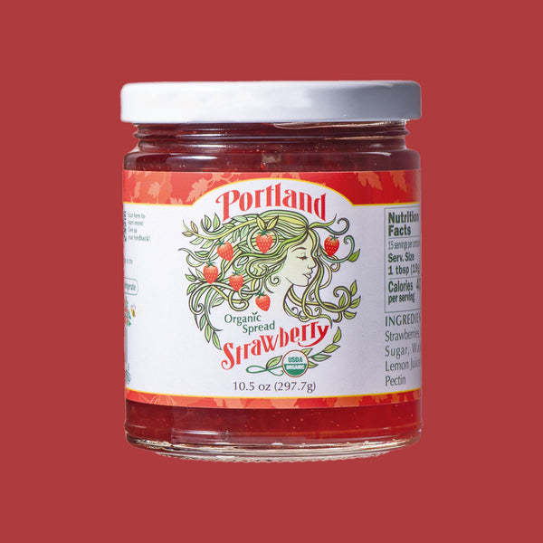 Portlandia Organic Spread- Strawberry 10.5 oz (297.7g)