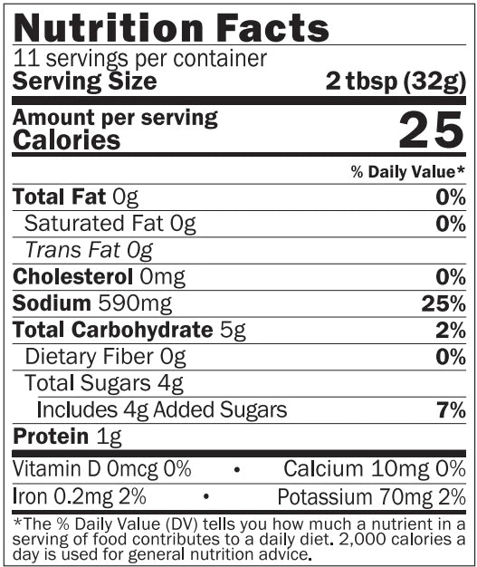 Nutrition Facts