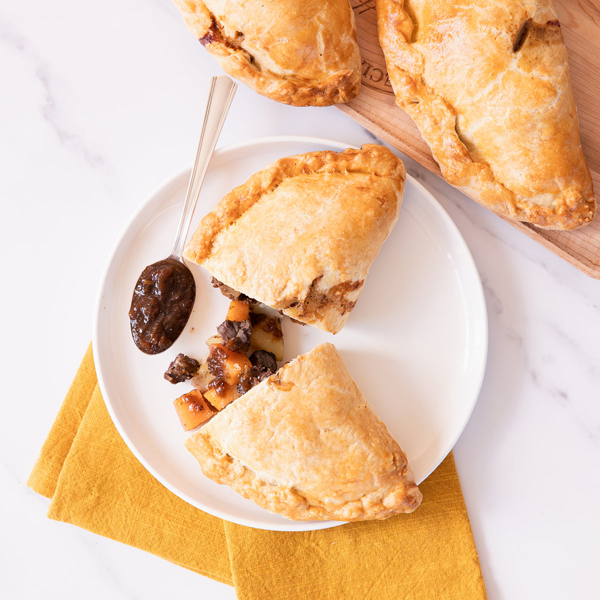 Caramelized Onion Cornish Pasties