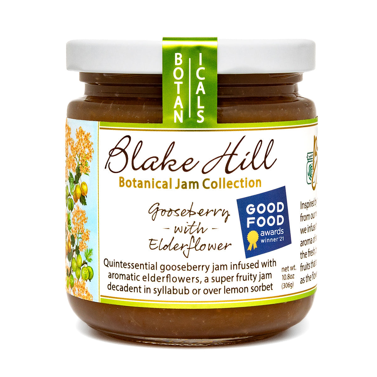 Gooseberry with Elderflower Botanical Jam