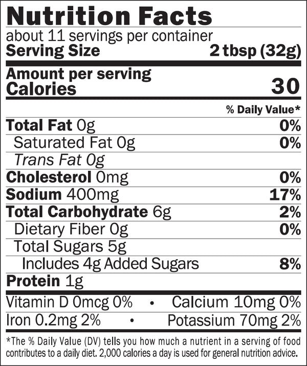 Nutrition Facts