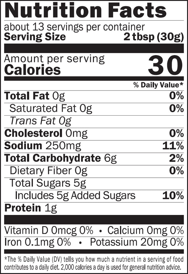 Nutrition Facts