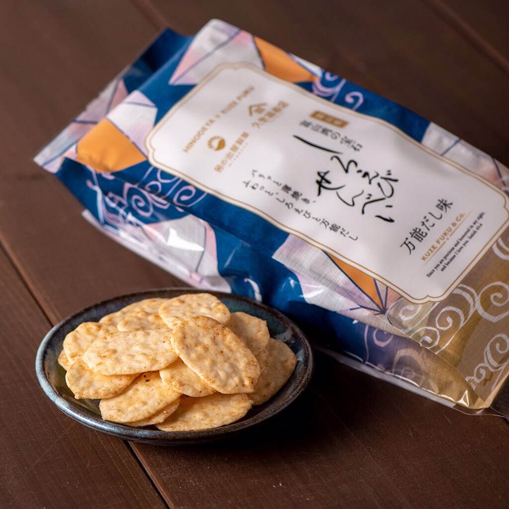 Kuze Fuku Premium White Shrimp Chips with Traditional Umami Dashi